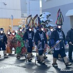 勢登鮨 - 中心街は八戸えんぶりまつりで物凄い人出で大賑わい