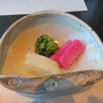 なだ万 - 香の物（アップ）