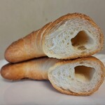 焼きたてパン マンハッタン - 塩ぱん(断面)