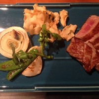 佐賀牛 季楽 銀座  - ニンニクがポテトチップス見たい ステーキ 最後はスズキのお茶づけ  満足
