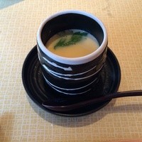 天然うなぎ しま村 - 食事について来る茶碗蒸し