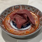 田中圭英 - サービスでよだれ肉いただきました