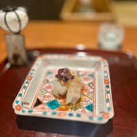 東山 吉寿 - 牡丹海老 針烏賊 赤芽紫蘇