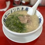 長浜ラーメン くにえぃ たま屋 - 薄切りのチャーシュー