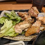 Maguro Soumasuisan - 鳥の塩焼き！このボリュームよ！