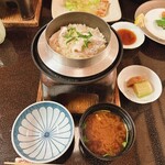 道後湯の宿 さち家 - 松山鯛めし。炊き込みタイプ。
