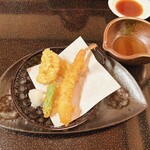 道後湯の宿 さち家 - 天麩羅。