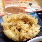 山田うどん - 天ぷらそばのかき揚げ