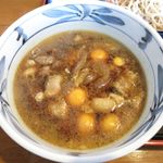 そば処 大和 - 鶏もつせいろつけダレ