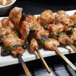 魚料理 炭火串焼 かねり - ももとししとう串