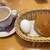 コメダ珈琲店 - 料理写真:小豆小町桜とローブパン