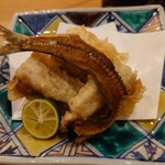 馳走菴 ひじり - いわしの梅肉挟み揚げ