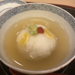 山玄茶 - 蕪蒸し、甘鯛、百合根、キクラゲ、銀杏