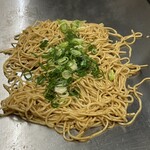 八昌 - 素そば　裏メニューです。ピリ辛の具なし焼きそば