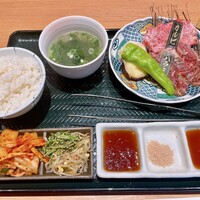芦屋焼肉 結 - カルビ･ハラミセット