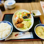 大品川中華街 - コンビセット(海鮮と季節野菜炒め)