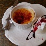 ヤスンバ カフェ - クレームブリュレ♪