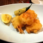 ラ･マンチーナ - 前菜2：白子と下仁田葱のフリット