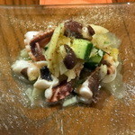 ラ･マンチーナ - 前菜1：イイダコとウイキョウのマリネ