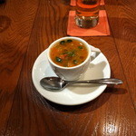 ラ･マンチーナ - アミューズ：ミネストローネ