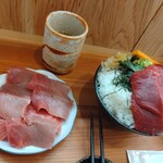 天然本マグロ専門店 司 - 大トロら中トロを外した状態