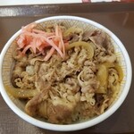 すき家 - 牛丼並盛つゆだく（税込400円）