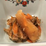 ふぐ 牧野 - お通し　松前漬け