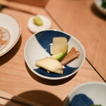 鮨 尚充 - いぶりがっことマスカルポーネ他