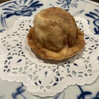 開化亭 - ウニとホタテの揚げ餃子