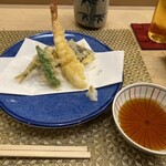 寿司竹 - 天ぷら盛り合わせ