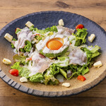 Abo salad with Prosciutto and cream cheese