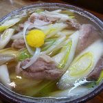 喜楽庵 - 鴨なんばうどん 1,500円