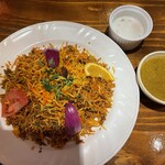 ネパールステーション - ビリヤニセット 1080円