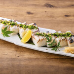 Grilled mackerel Sushi