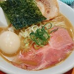 焼きあご煮干しらぁめん はなかぜ - 特製濃厚らぁめん(¥1,320),ライス(¥150)