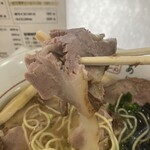 地鶏ラーメン ありがとう - チャーシューも最高