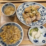 幸福中華 サワダ - 油淋鶏定食(ご飯は炒飯)