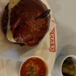 チョッパーズ - スープセット　＋　サイドメニューのピクルス