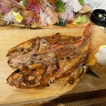 地酒と道産食材 一笑 別邸 - 特大キンキ焼き