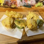 地酒と道産食材 一笑 - 本日の天ぷら