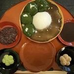 ぎおん徳屋 - 徳屋のわらび餅と葛餅の含盛り