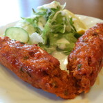 インド・ネパールレストラン アーマ - ネパール・ソーセージ "Nepali Taste Sausage"「タンドリー釜で香ばしく焼きました。」※メニュー表記通り