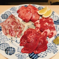 銀座 ちかみつ 六丁目 - 厳選タン　黒毛和牛タンゲタ　厳選和牛赤身