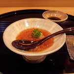 寿司 割烹 開 - まずは、いくら醤油漬け。