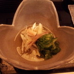 寿司 割烹 開 - ワタリガニの酢の物。