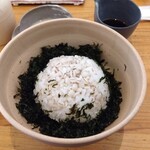 おおむろ軽食堂 - 伊豆地のり麦とろ丼