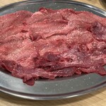 焼肉 ホルモン ふちゅう萬 - 上タン2倍盛り