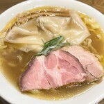 土浦麺処 龍乃舞 - ワンタン中華蕎麦　大盛り