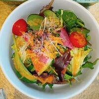 鉄板焼　恵比寿 - ミックスグリーンサラダ