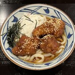 丸亀製麺 - てりやきタル鶏ぶっかけ 並、790円